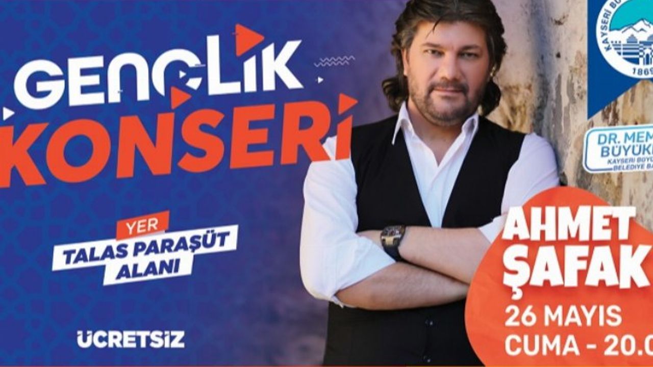 Kayseri Büyükşehir'den gençlik konseri