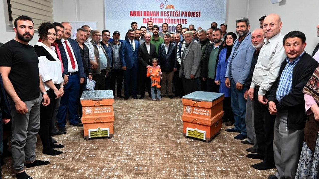 Konya Selçuklu'da 'Arılı Kovan' desteği