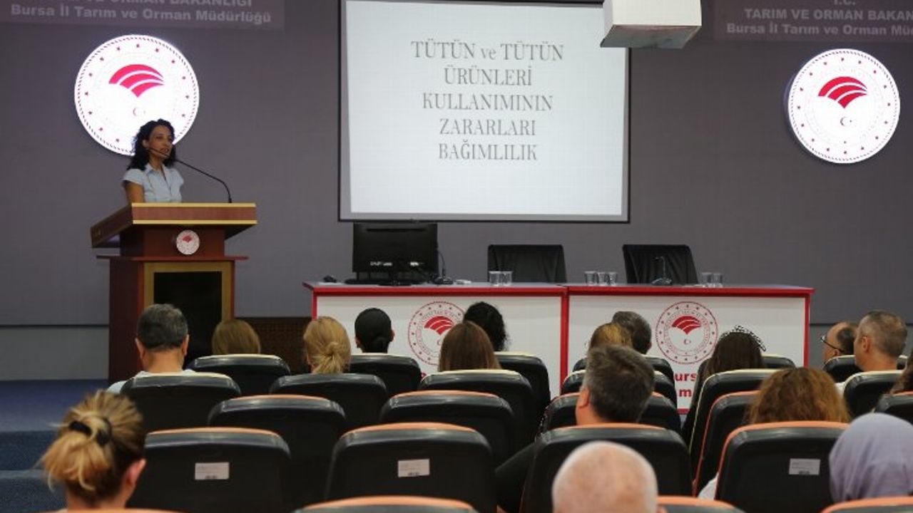 Bursa'da bağımlılık yapıcı maddelerle mücadele semineri