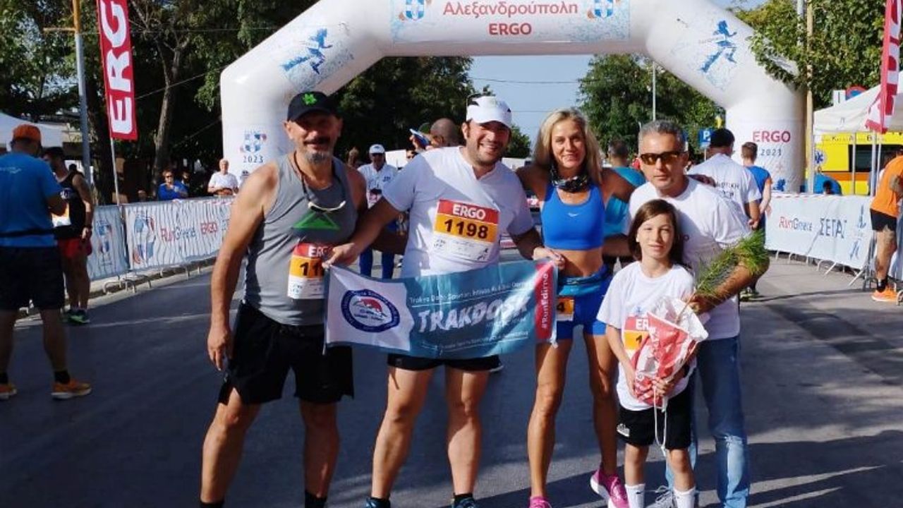 TRAKDOSK, ‘Run Greece Alexandroupolis 2023’e katıldı