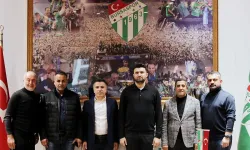 Bursaspor Başkanı Enes Çelik Vanspor yönetim kurulunu misafir etti