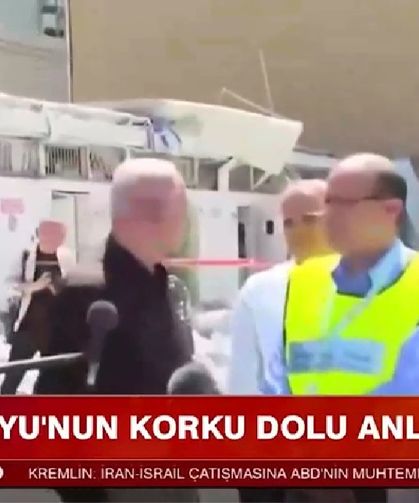 Netanyahu, İran Füzesi İsabet Eden Hastanede Korku Dolu Anlar Yaşadı