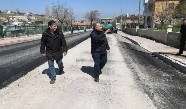 Kayseri Talas’ta asfalt sezonu açıldı