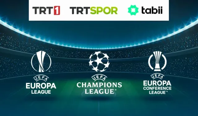 TRT'de 3 Gün Boyunca 34 UEFA Maçı Canlı Yayınlayanacak!