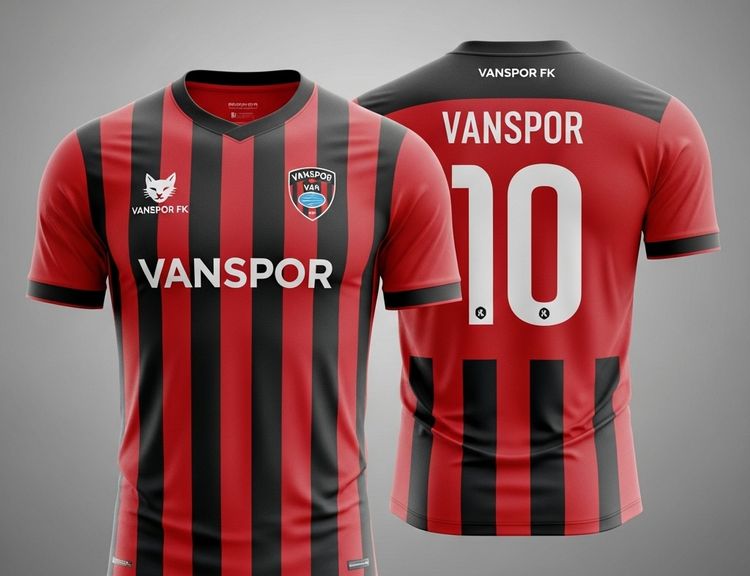 Yapay Zekanın Vanspor için Tasarladığı Formalar