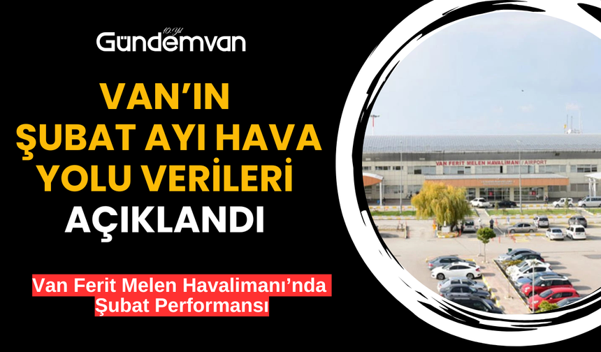 Van’ın Şubat Ayı Hava Yolu Verileri Açıklandı