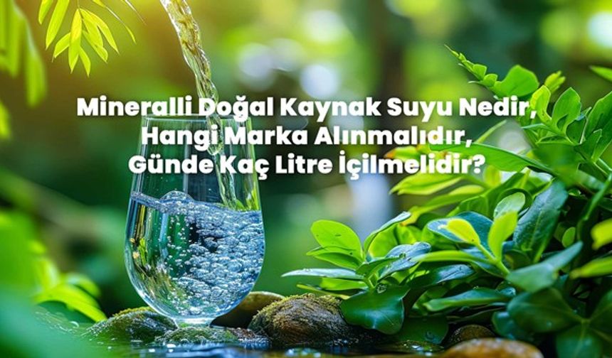 Mineralli Doğal Kaynak Suyu Nedir, Hangi Marka Alınmalıdır, Günde Kaç Litre İçilmelidir?
