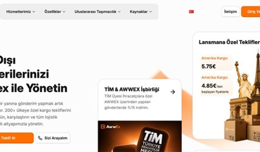 Yurt Dışı Gönderilerinizi Awwex ile Yönetin